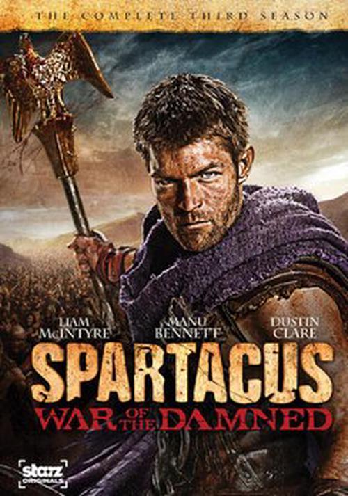 spartacus:war of the damned - dvd region 1 brand new free
