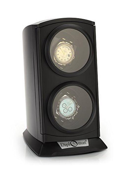 Diplomat 31-497 Matte Black Finish Watch Winder - Picture 1 of 1