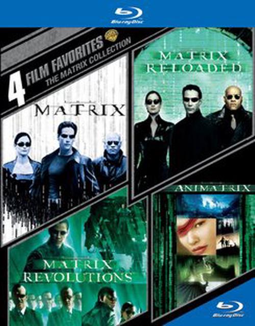 4 film favorites: the matrix collection - blu-ray region 1 brand