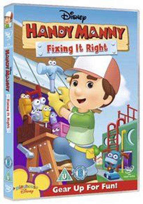 Handy Manny Fixing It Right Dvd Region 2 Brand New Free Shipping