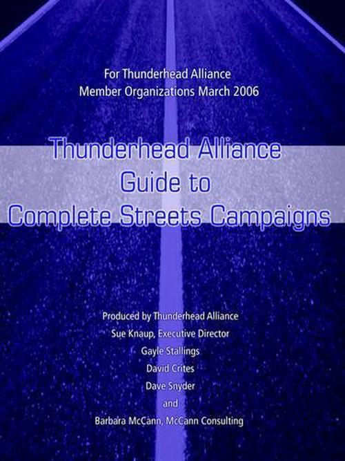 thunderhead alliance guide to complete streets campaign