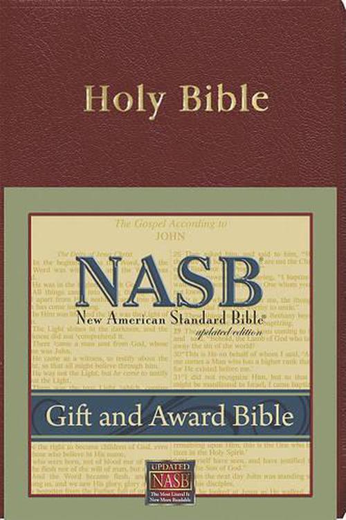 有关以下物品的详细资料: gift and award bible-nasb new