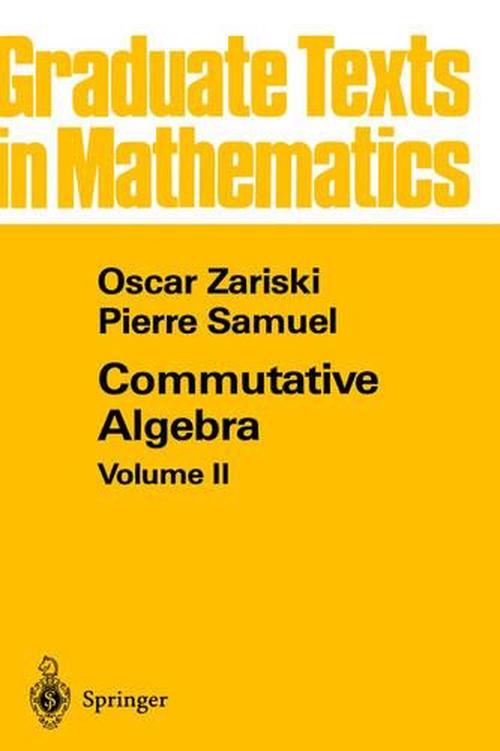 有关以下物品的详细资料: commutative algebra ii new by p samuel