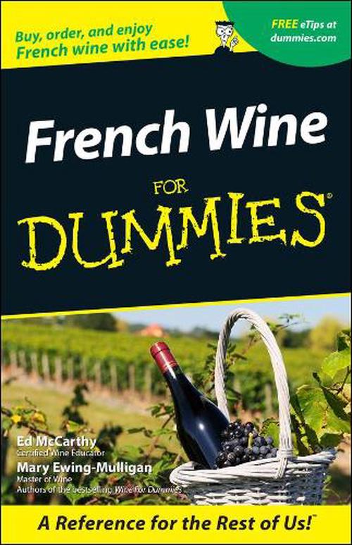 有关以下物品的详细资料: new french wine for dummies by ed mc